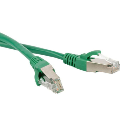 Патч-корд PC-LPM-STP-RJ45-RJ45-C5e-1.5M-LSZH-GN FTP экран. кат 5e 1.5м зел. Hyperline 230092