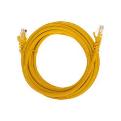 Патч-корд U/UTP CAT 6 RJ45-RJ45 26AWG LSZH желт. 5м Rexant 02-0295-5