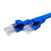 Патч-корд UTP 5e 4х2 26AWG (7х0.16мм) Cu LSZH 5м син. SUPRLAN 10-0150