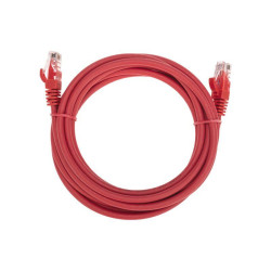 Патч-корд U/UTP CAT 6 RJ45-RJ45 26AWG LSZH красн. 3м Rexant 02-0293-3