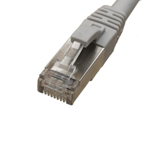 Патч-корд FTP 6 4х2 24AWG (7х0.2мм) Cu LSZH 5м сер. SUPRLAN 10-0709