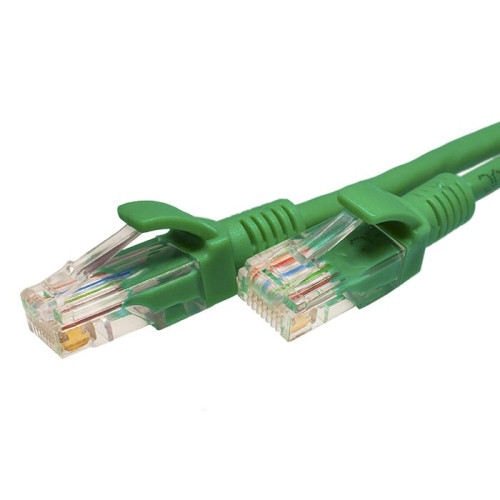 Патч-корд UTP 5e 4х2 26AWG (7х0.16мм) Cu LSZH 3м зел. SUPRLAN 10-0159