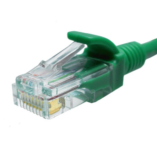 Патч-корд UTP 5e 4х2 26AWG (7х0.16мм) Cu LSZH 5м зел. SUPRLAN 10-0160