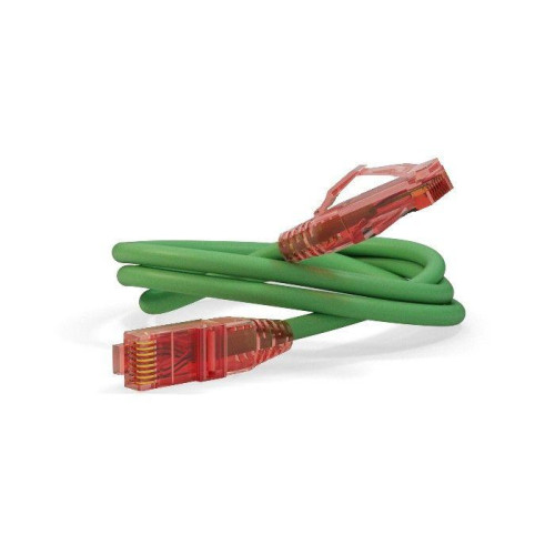 Патч-корд кат.5E U/UTP LSZH PC-LPM-UTP-RJ45-RJ45-C5e-5M-LSZH-GN 5м зел. Hyperline 30927