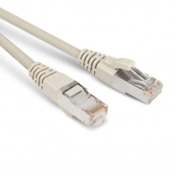 Патч-корд кат.5E F/UTP экранир. LSZH PC-LPM-STP-RJ45-RJ45-C5e-15M-LSZH-GY 15м сер. Hyperline 31000