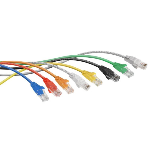 Патч-корд кат.5E U/UTP неэкранир. 2хRJ45/8p8c PVC PC-UTP-RJ45-Cat.5e-0.3m-BL 0.3м син. Cabeus 7662c