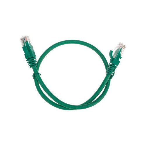 Патч-корд U/UTP CAT 6 RJ45-RJ45 26AWG LSZH зеленый 0.5м Rexant 02-0296-05