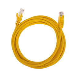 Патч-корд U/UTP CAT 5e RJ45-RJ45 26AWG LSZH желт. 3м Rexant 02-0105-3