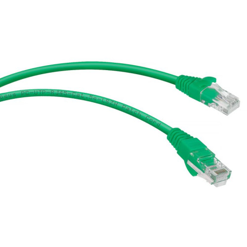 Патч-корд кат.5E U/UTP неэкранир. 2хRJ45/8p8c LSZH PC-UTP-RJ45-Cat.5e-0.3m-GN-LSZH 0.3м зел. Cabeus 9503c