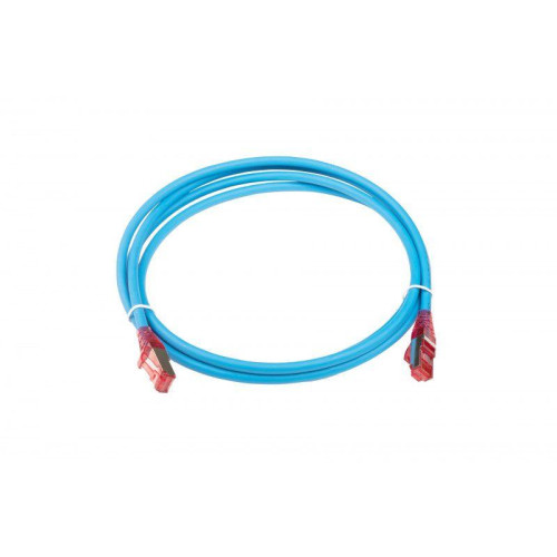 Патч-корд кат.5E F/UTP экранир. LSZH PC-LPM-STP-RJ45-RJ45-C5e-2M-LSZH-BL 2м син. Hyperline 230098