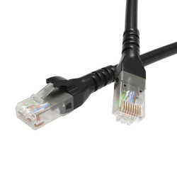 Патч-корд неэкранированный CAT6 U/UTP 4х2 LSZH 5.0м черн. DKC RN6UU4550BK