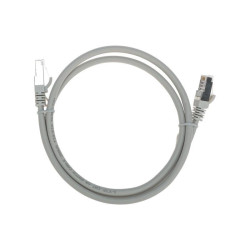 Патч-корд S/FTP CAT 6A (10G) RJ45-RJ45 28AWG LSZH сер. 1м Rexant 02-0390-1