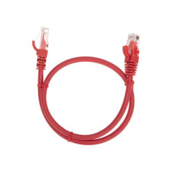 Патч-корд U/UTP CAT 6 RJ45-RJ45 26AWG LSZH красн. 0.5м Rexant 02-0293-05