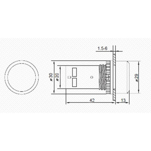 Кнопка EB22 возвратная зел. NO+NC 230 В Rexant 36-5531