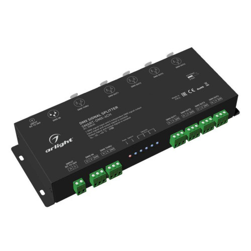 Сплиттер-DMX SMART-DMX-4CH (12-36В XLR3) (IP20 металл) Arlight 028435