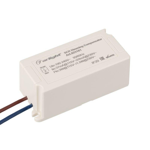 Усилитель компенсирующий ARL-TB01 230D TRIAC IP20 пластик Arlight 023181