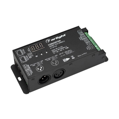 Конвертер SMART-K24-DMX512 12-24В SPI 2.4G IP20 метал. Arlight 027128