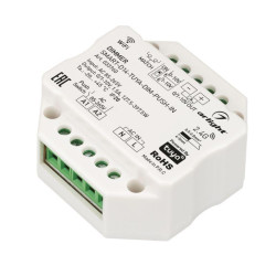 Диммер SMART-D14-TUYA-DIM-PUSH-IN 230В 1.5А 0/1-10В 2.4G IP20 пластик Arlight 033760