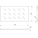 Полка перфорированная SH-J018-WM45 19дюйм для настенных шкафов Г=450мм Cabeus 7071c