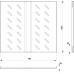 Полка перфорированная SH-J018-FC-800m-100KG-BK 19дюйм Г=600мм для напольн. шкафов с Г=800мм усил. до 100кг черн. RAL 9004 Cabeus 8623c