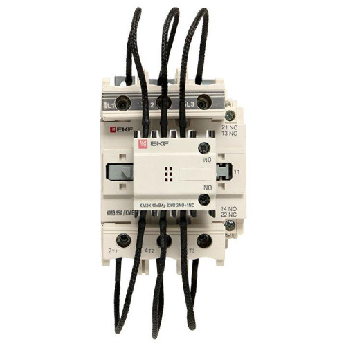 Контактор для конденсатора КМЭК 40квар 230В 2NО+1NC PROxima EKF ctrk-s-95-40-230