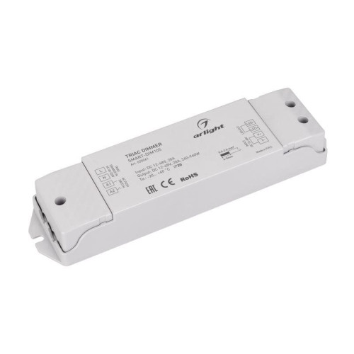 Диммер SMART-DIM105 12-48В 20А TRIAC IP20 пластик 5 лет Arlight 035061