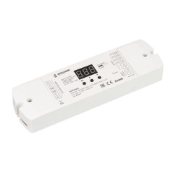 Декодер SMART-DMX512-204-62-RGBW-RDM-SUF (12-48В 4х350-1200мА) IP20 пластик INTELLIGENT ARLIGHT 037441