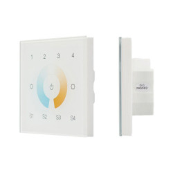 Панель сенсорная DALI-901-11-4G-4SC-MIX-DT8-IN White (BUS/230В) (IP20 пластик) INTELLIGENT ARLIGHT 037198