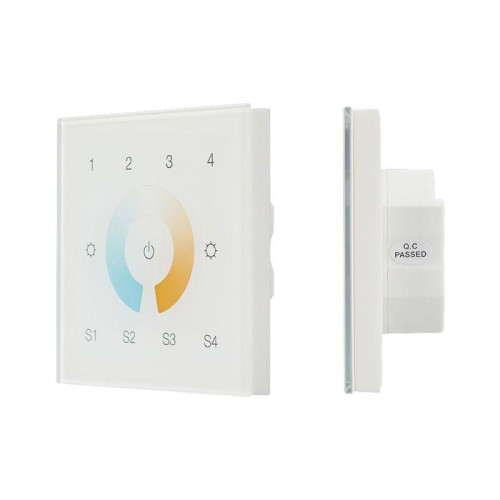 Панель сенсорная DALI-901-11-4G-4SC-MIX-DT8-IN White (BUS/230В) (IP20 пластик) INTELLIGENT ARLIGHT 037198