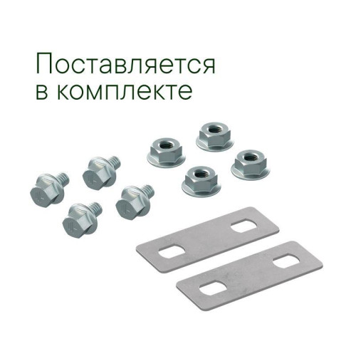 Крышка на угол горизонтальный 90град. осн.200 R=300мм в компл. с крепежн. элемент. и соединения пластинами гор. цинк DKC LK0023KHDZ