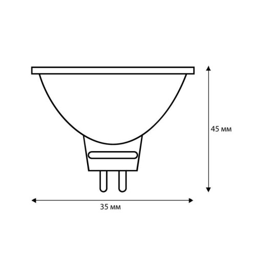 Лампа галогенная MINI JCDR (MR11) 20Вт 220В 35мм Camelion 7091