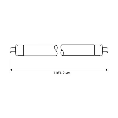 Лампа люминесцентная FT5-28W/54 28Вт T5 6500К G5 Camelion 3335