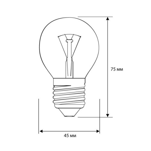 Лампа накаливания MIC D FR 40Вт E27 Camelion 9869