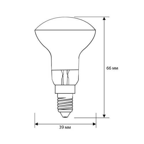 Лампа накаливания MIC R39 30Вт E14 Camelion 8976