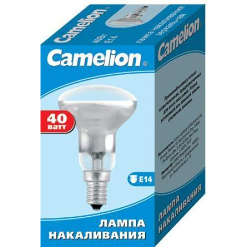 Лампа накаливания MIC R50 40Вт E14 Camelion 8977