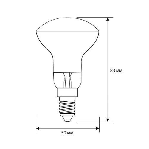 Лампа накаливания MIC R50 40Вт E14 Camelion 8977