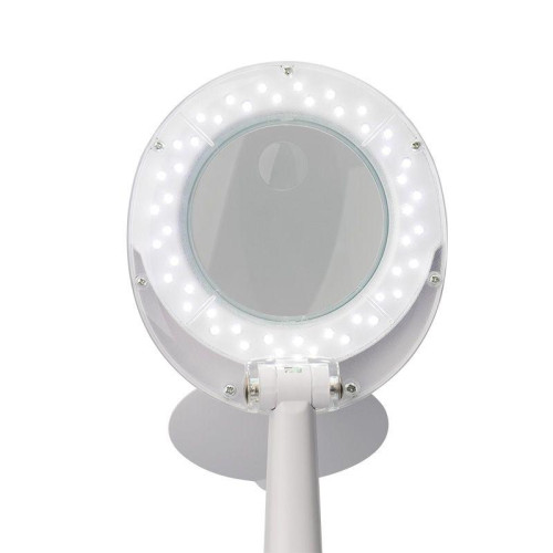 Лупа настольная малая 3Х+доп.12Х с подсвет. 48 LED бел. Rexant 31-0245