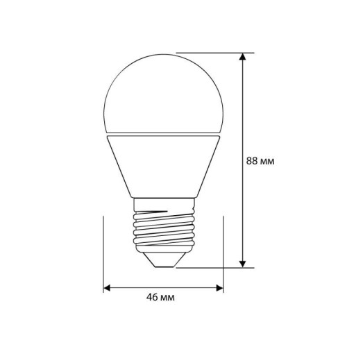 Лампа светодиодная LED8-G45/865/E27 8Вт 220В Camelion 13373