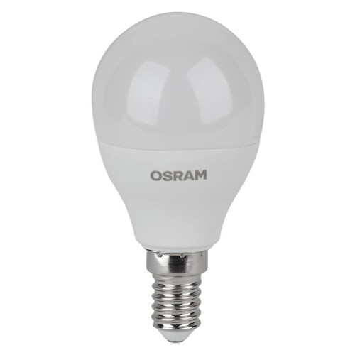 Лампа светодиодная LED Value LVCLP60 7SW/830 7Вт шар матовая E14 230В 2х5 RU (уп.5шт) OSRAM 4058075578104