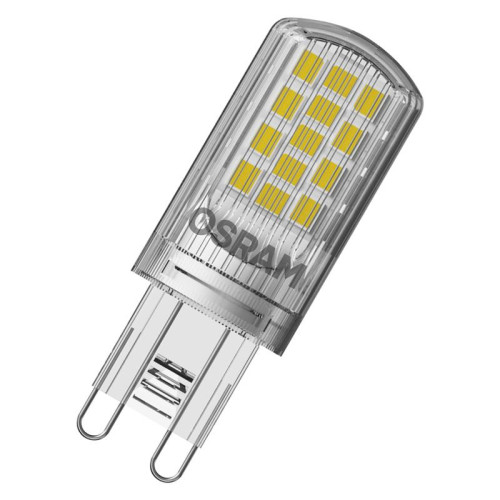 Лампа светодиодная LED Star PIN 3.8Вт прозрачная 4000К нейтр. бел. G9 470лм 220-240В угол пучка 300град. (замена 40Вт) OSRAM 4058075432420