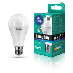 Лампа светодиодная LED20-A65/865/E27 20Вт 220В Camelion 13166