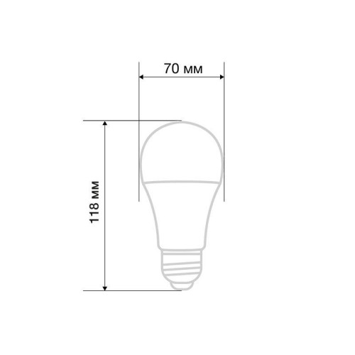 Лампа светодиодная A60 20.5Вт Груша 2700К тепл. бел. E27 1948лм Rexant 604-013