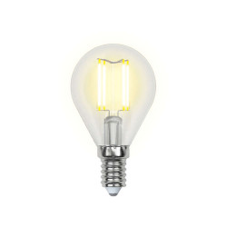 Лампа светодиодная LED-G45-6Вт/NW/E14/CL GLA01TR прозр. Uniel UL-00002207