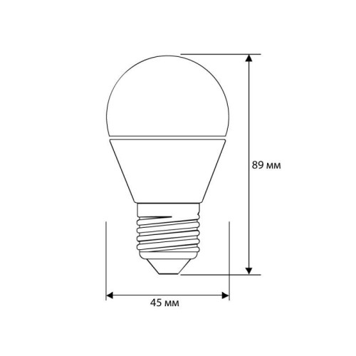 Лампа светодиодная LED12-G45/865/E27 12Вт 220В Camelion 13698