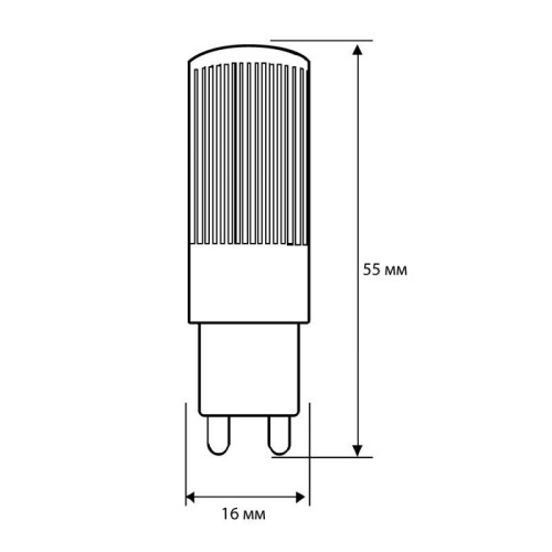 Лампа светодиодная LED5-G9-NF/830/G9 5Вт 220В Camelion 13704