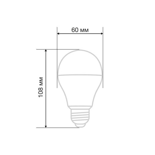 Лампа светодиодная A60 15.5Вт Груша 2700К тепл. бел. E27 1473лм Rexant 604-008