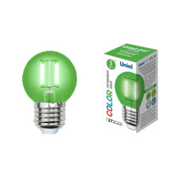 Лампа светодиодная LED-G45-5W/GREEN/E27 GLA02GR форма 