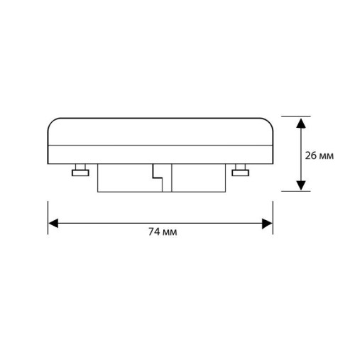 Лампа светодиодная LED10-GX53/830/GX53 10Вт таблетка 3000К тепл. бел. GX53 810лм 220В Camelion 12053