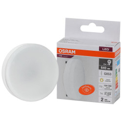 Лампа светодиодная LED Value LVGX5360 8SW/830 8Вт GX53 230В 10х1 RU OSRAM 4058075582248