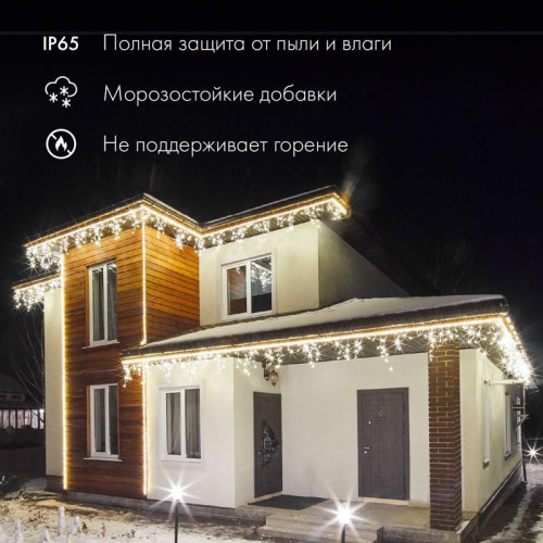 Шнур светодиодный Дюралайт фиксинг 2Вт 36LED/м желт. (уп.100м) Neon-Night 121-121